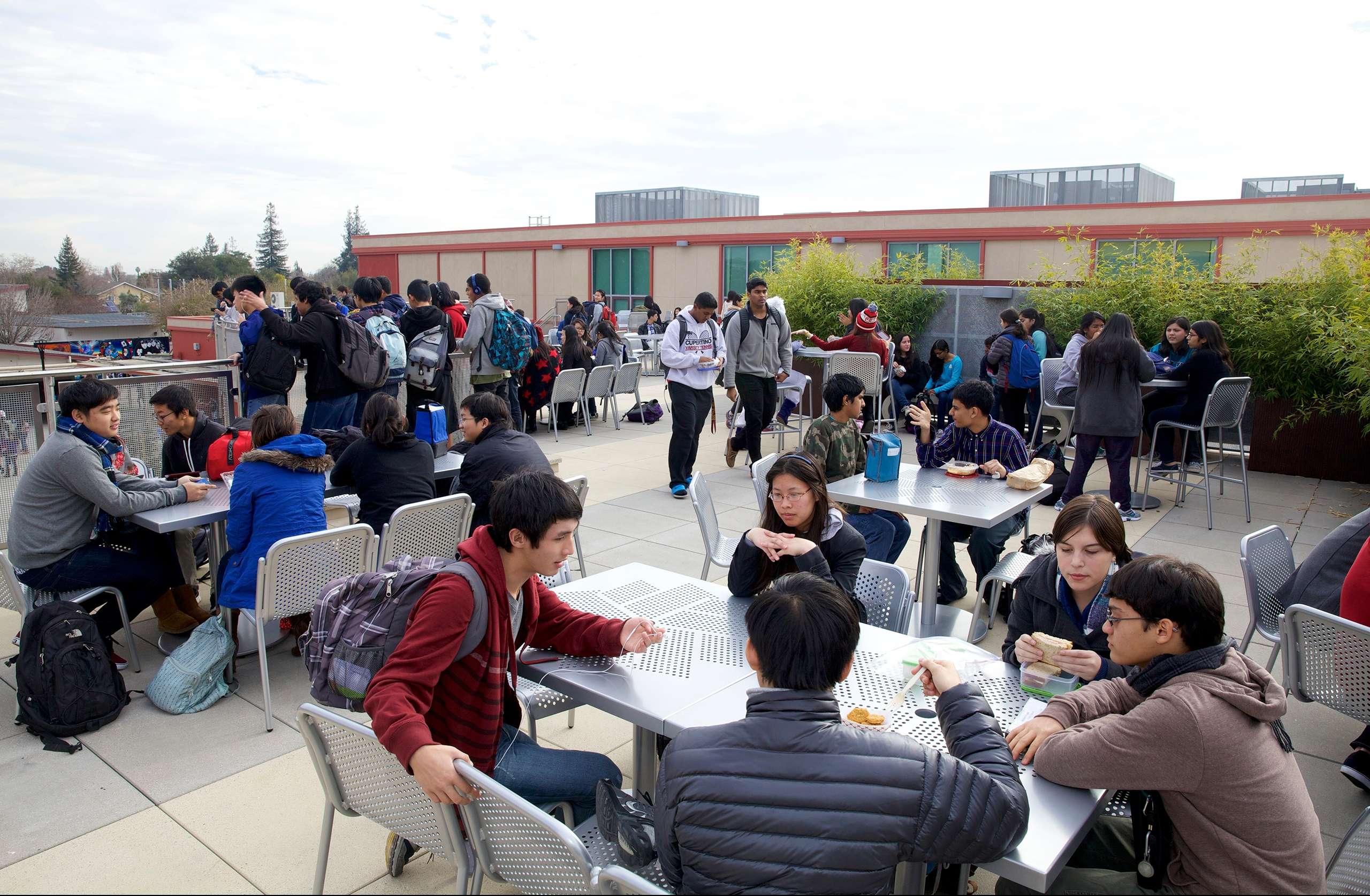 CUPERTINO HIGH SCHOOL QUAD