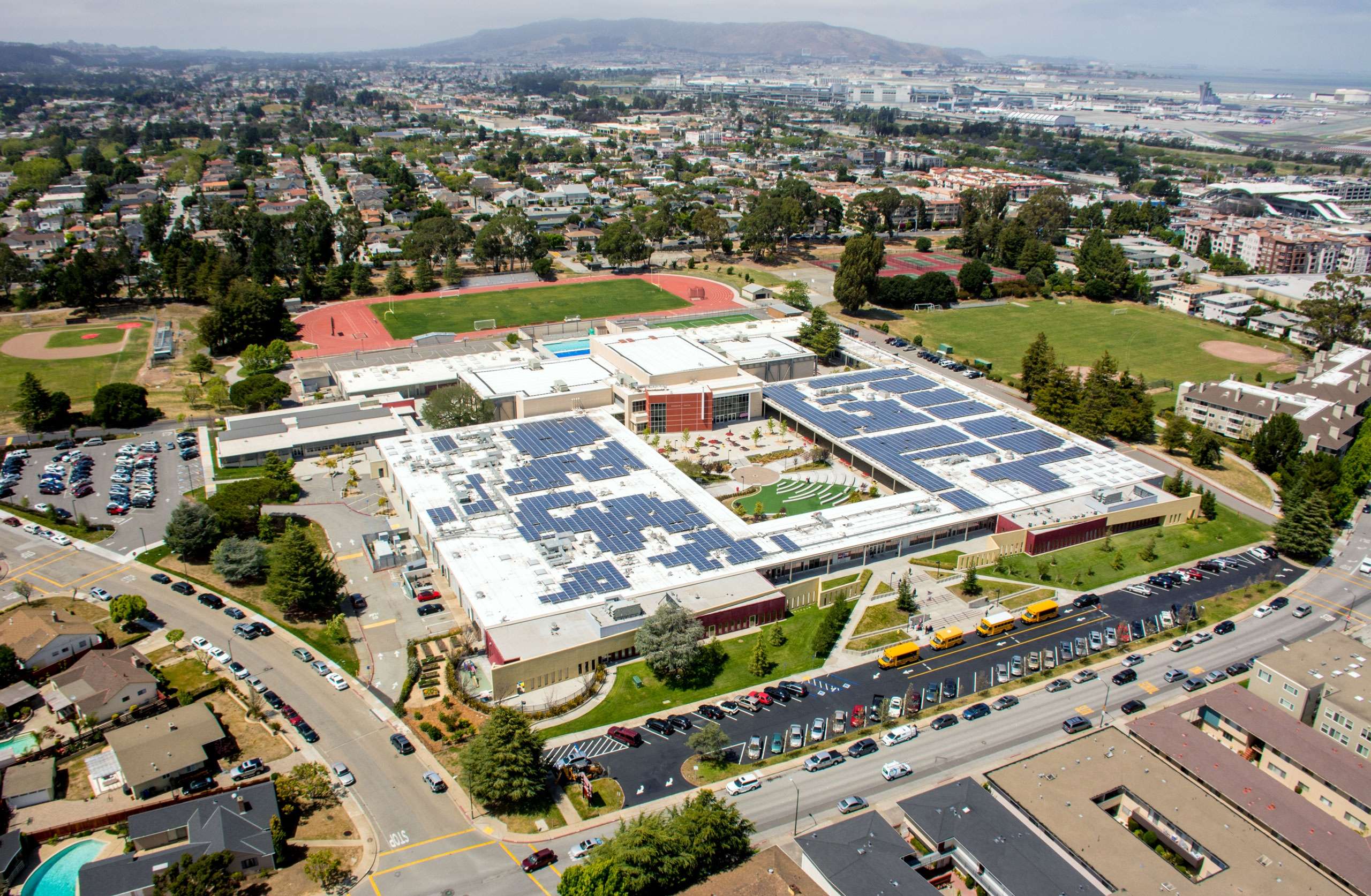 Mills High School Gymnasium and Theater